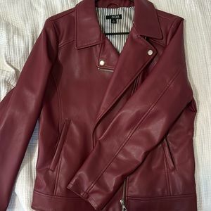 Burgundy Women’s Leather jacket
